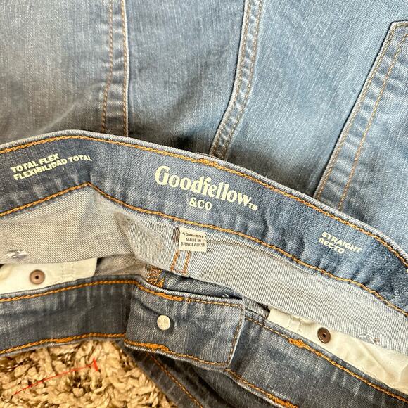 Goodfellow Total Flex Straight Jeans Men's 40W x 32L 40x32 - Picture 7 of 10